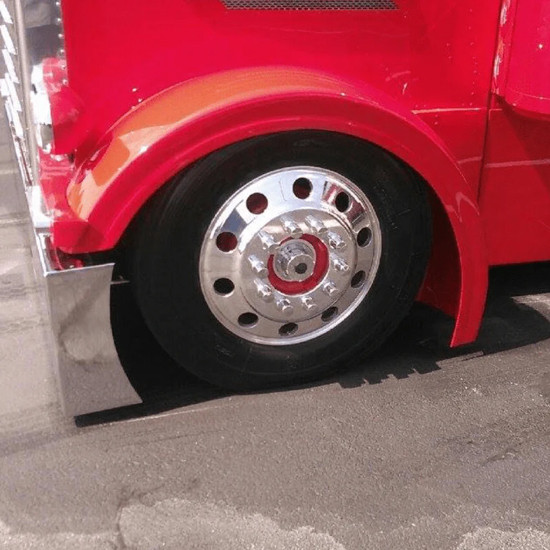 Fiberglass Front Fender Set For Peterbilt 389