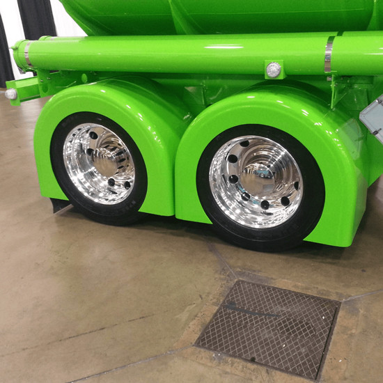 Fiberglass Paintable Project Two Full Radius Fender Set 38 Inch Drop W/ 7.5 Inch Sidewall