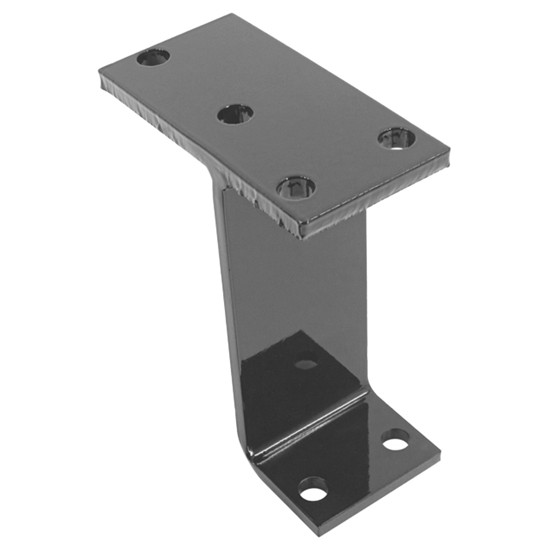 Black Steel Rear Light Bar Mounting Bracket