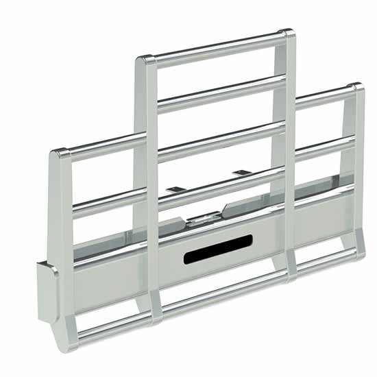 Herd Defender 4 Post Grille Guard Bumper With Slam Latch & Lift Assist  For Peterbilt 378 & 379 SFA 1987-2007