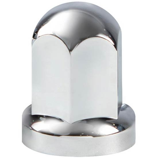33MM X 2.4375 Inch Chrome Plastic Standard Lug Nut Cover- 60 Pack