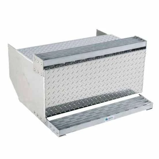 Merritt Aluminum 18 X 28.875 X 30.125 Inch 6 Battery Box With Steps
