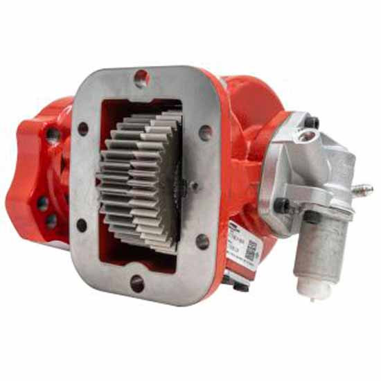 BESTfit Power Take-Off, 12V Electric Over Hydraulic, Rotatable Output Flange For Ford F-650, F-750 W/ 6.7L Engine