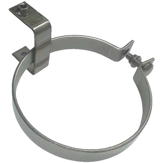 BESTfit 6 Inch Stainless Steel Top Cab Mount Exhaust Bracket, Passenger Side For Kenworth