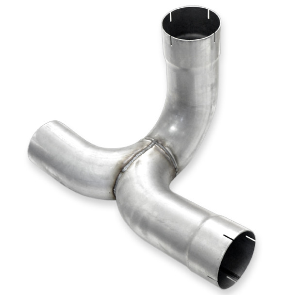 BESTfit 5 Inch ID/ ID/ OD 3 Bend Exhaust Tee No Muffler For Kenworth T600, T800 & W900B/L AeroCab