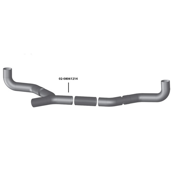 Kenworth Extended Day Cabs 5 Inch Steel Exhaust Y-Pipe Replaces M66-1214 by BESTfit Kenworth Extended Day Cabs 5 Inch Steel Exhaust Y-Pipe Replaces M66-1214 by BESTfit