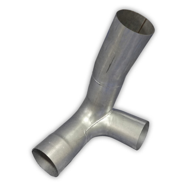 Exhaust Y-Pipe For Kenworth T600 AeroCab With Dual Exhaust Behind The Sleeper