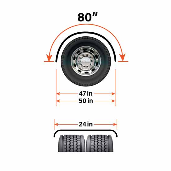 80 Inch Single Axle Fender 304 Stainless Steel Mirror Finish By Loaded Fenders