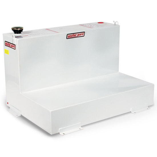 Weather Guard Steel 75 Gallon L-Shaped Transfer Tank For Diesel, Hydraulic Fluid