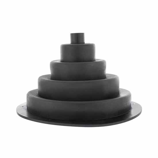 Black Rubber Shifter Boot 8-5/16 Diameter For Kenworth C500, T600, T800 & W900 Replaces K04245