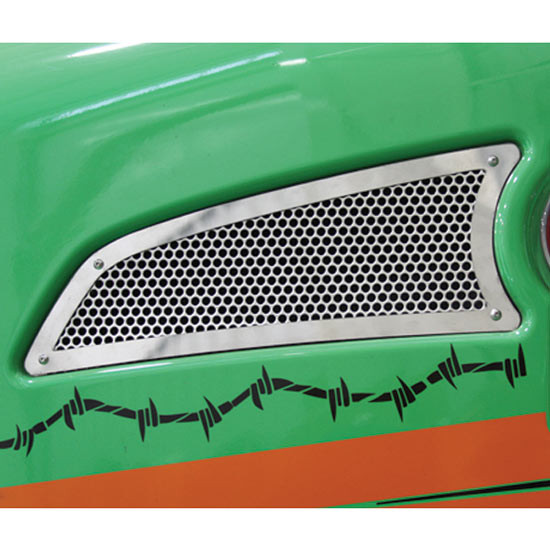 Roadworks Stainless Steel Intake Trim Screen Replacement For Kenworth T660