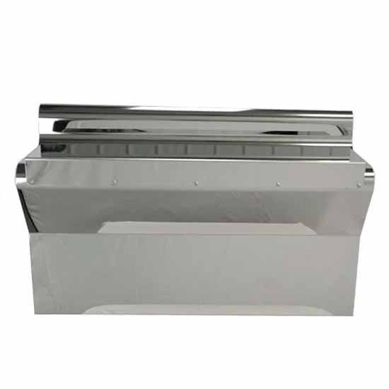 Turnpike Truck Trim Stainless Steel Battery Box Lid 40 Inch W/ Mirror Finish & Smooth Steps For Kenworth