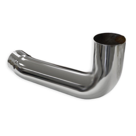 BESTfit 5 Inch OD/ID Chrome Exhaust Elbow - Driver Side K180-14729RCP For Kenworth