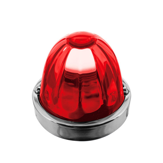 Glass Red Watermelon Flush Mount Kit