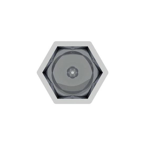 Chrome Push-On Bullet Nut Cover 50 Pack 3/4 X 1 3/8 Inch