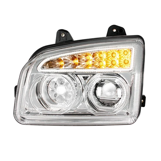 Headlight Driver/Passenger Side W/ 11 LEDs & Housing Options For Kenworth T880