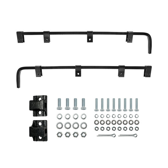 Mud Flap Hangers - Black W/ Mounting Hardware, Style Option & Coil Option