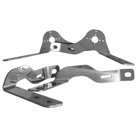 BESTfit Bumper Support Bracket W/ 1 Watermelon Light Hole Per Bracket For Peterbilt 388, 389 & 589