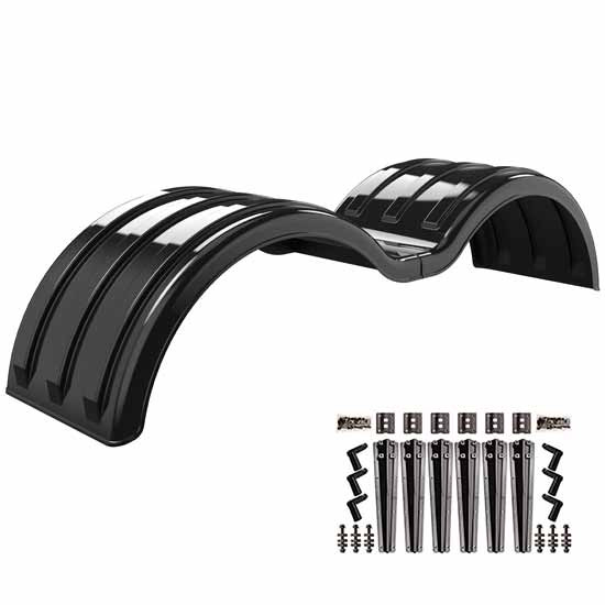Minimizer Double Deuce Full Fender Kit W/ Light Box Options & Carbon Fiber Style Plastic Mounting Brackets