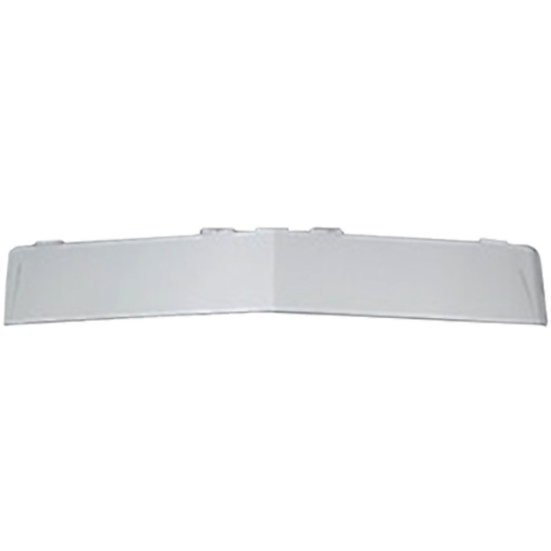 12 Inch Stainless Steel Straight Style Drop Visor For Kenworth T680, T880, W990