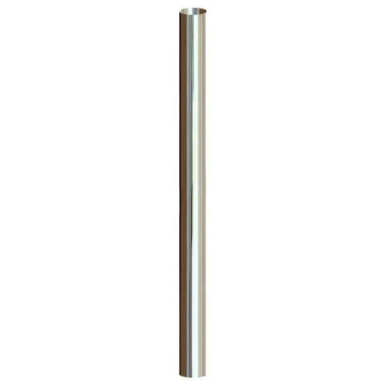 BESTfit Chrome Flat Top Exhaust Stack
