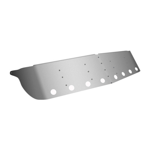 13.5 Inch Stainless Steel Drop Visor For Kenworth T800 & W900