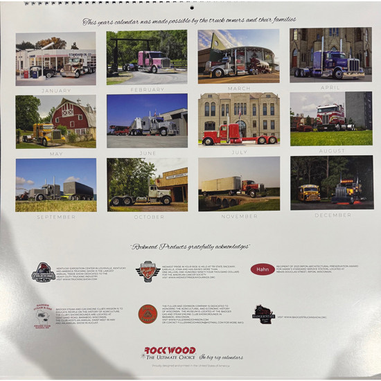 2026 Rockwood “The Ulitmate Big Rig Calender”