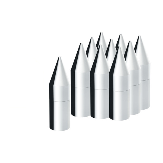 Cylinder Thread-On Spike Nut Covers - 33MM X 7 1/8 Inch 10 Pack