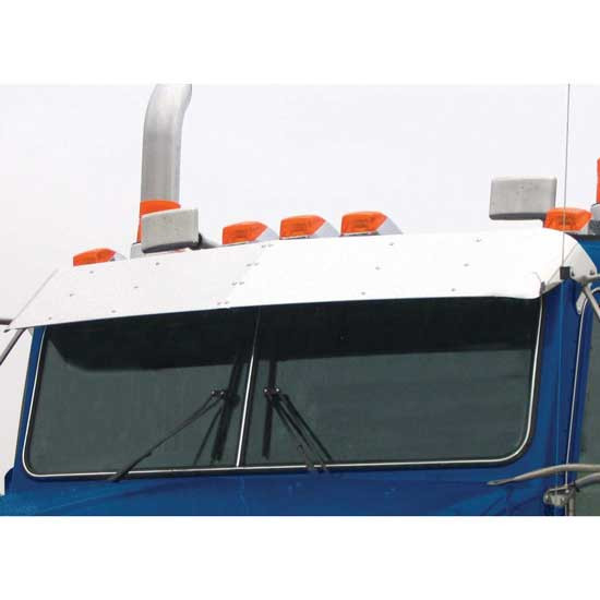 13 Inch Drop Visor For Kenworth T800, W900B, W900L Models W/ Flat Windshield