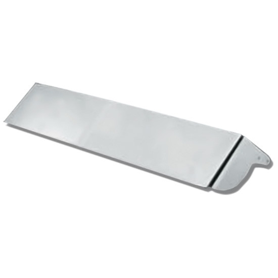 13 Inch Stainless Steel Drop Visor For Kenworth T600, T800, W900B, W900L W/ Curved Windshields