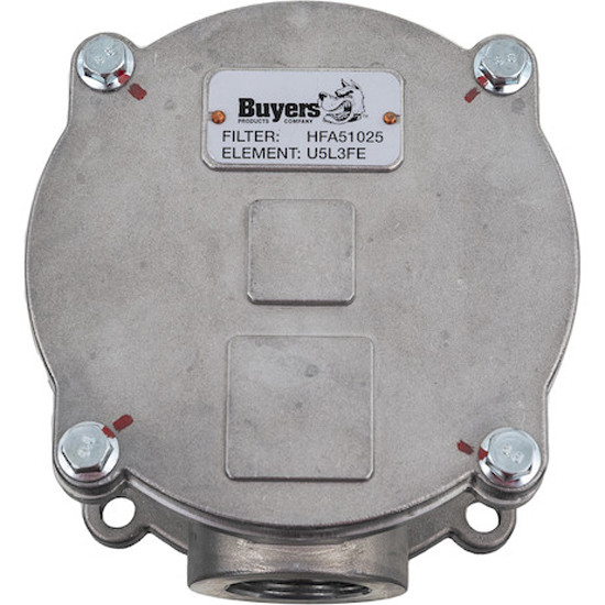 HFA5 Series In Tank Filter 50 GPM, 25 PSI Bypass W/ Filter Head & 10 Micron Filter Element