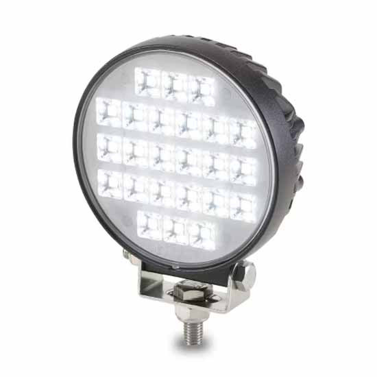 Icon Series LED Work Light 4.5 X 5.2 X 1.6 Inch W/ 24 Diode White LEDs, Stainless Steel U Bracket & Clear Lens