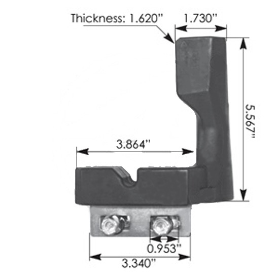 BESTfit Hood Latch Hook Replaces A17-12759-001 For Freightliner Passenger Side