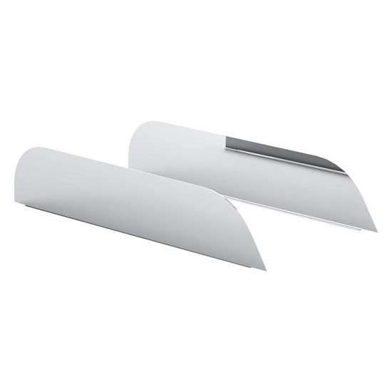 27.906 Inch Stainless Steel Chop Top Window Trim W/ 5.5 Inch Drop For Western Star 49X SBA Low Roof
