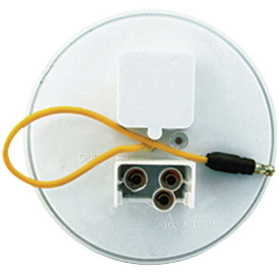 Red/White Dual Function 4.3 Inch Round LED Stop, Turn, Tail & Back Up Light W/ Clear Lens