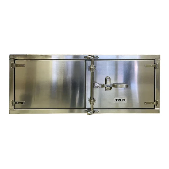 Smooth Aluminum Underbody Toolbox W/ Single Swing Door 48 X 24 X 24 Inch