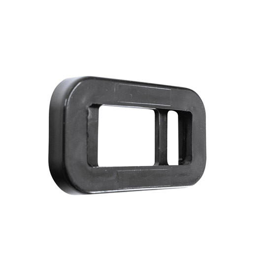 Mini Rectangular Rubber Grommet 3.25 X 1.875 Inch 10 Pack
