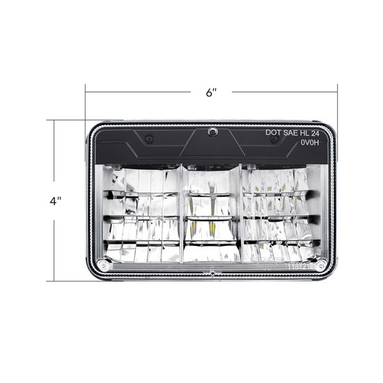 Ultralit Solid State Headlight W/ White LED & Poly Housing