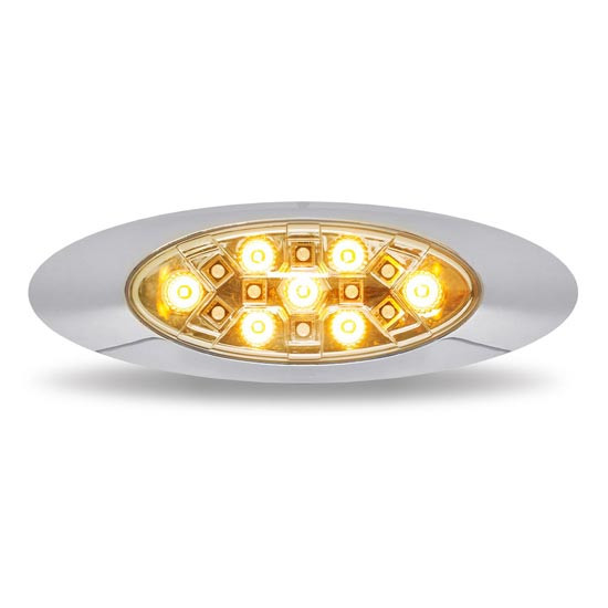 Amber/RGB Dual Function Gen 4 LED Clearance, Marker & Auxiliary Light W/ Clear Lens
