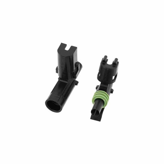 2 Single Cavity Weather Pack Kit W/ Male & Female Connector Housing