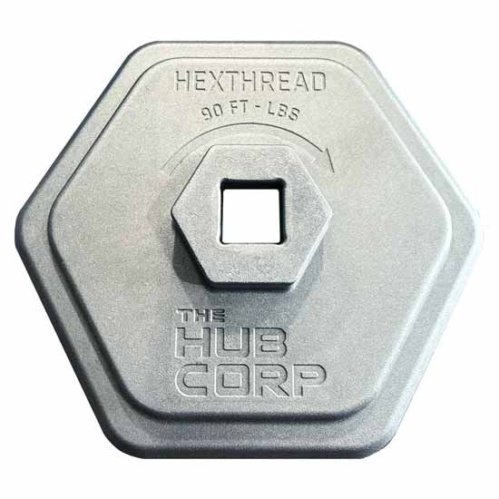 HEXTHREAD ® Socket, 90Ft/Lbs Torque For All Xtractor Hub Cap Models