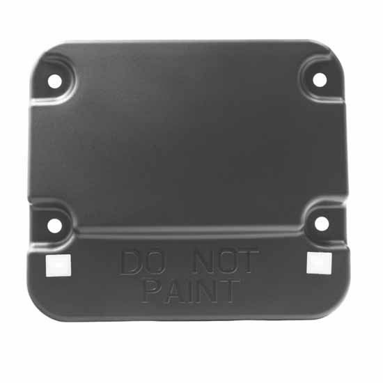 Black Plastic Radar Sensor Cover Replaces N221321412, N221321411 For Peterbilt 579 & Kenworth T680
