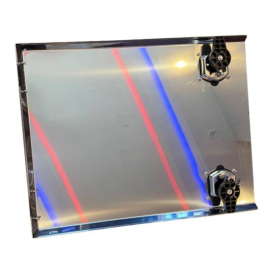 Bawer Stainless Steel Replacement Toolbox Double Door 30 X 24 Inch