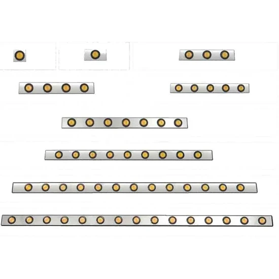 Roadworks Stainless Steel Channel W/ Light Hole & Length Options