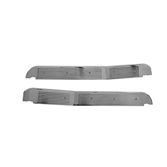 Rockwood Billet Aluminum Straight Line Threshold Plate W/ Engraved Rockwood Diamond For Kenworth 2006 & Newer