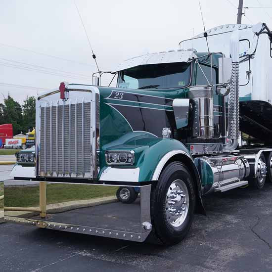 Stainless Steel Air Cleaner Hose Guard For Kenworth T800, W900L/B