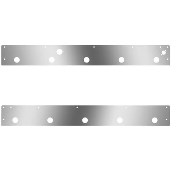 Cab Panels W/ 10 - 2 Inch Light Holes, Block Heater Plug, Step Light Hole For Kenworth T800, W900L Aerocab