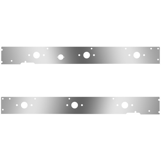 Cab Panels W/ Block Heater Plug Hole, 6 P1 Light Holes For Kenworth T660 W/ Cab Mount Exhaust