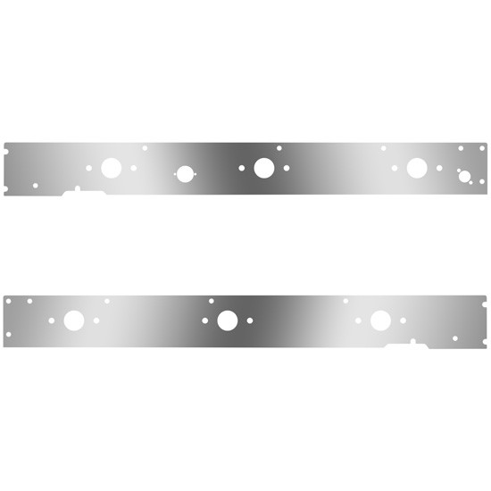 Cab Panels W/ Block Heater Plug, Driver Side Step Light Hole, 6 P1 Light Holes For Kenworth T660 W/ CME
