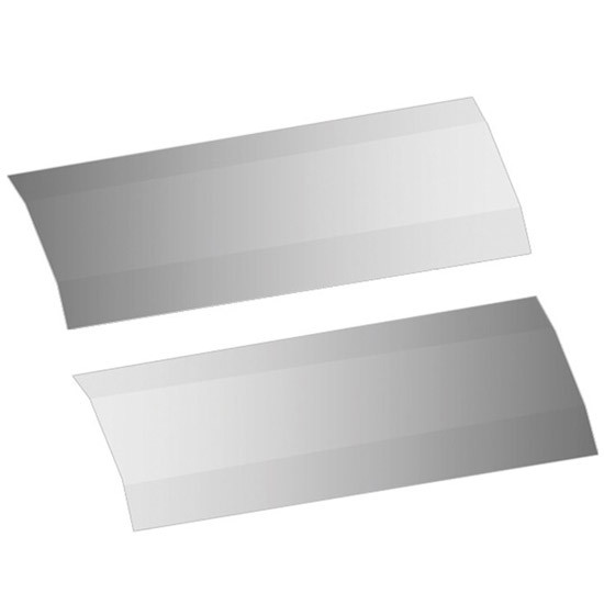 Stainless Steel Front Lower Kick Panel For Kenworth T680 Long Hood 4